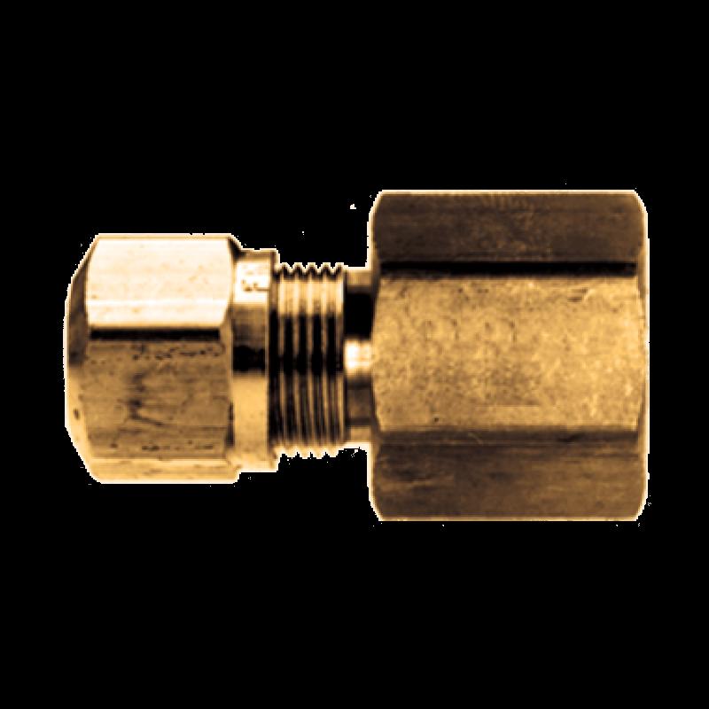 1466-4B, Fairview Ltd., Fittings, Nuts, Bolts, CONNECTOR, 1/4T-1/4P - 1466-4B