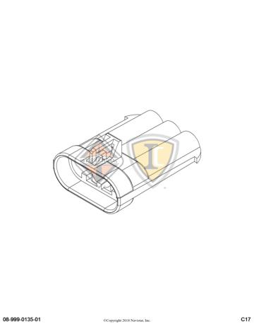 1667732C1, Navistar International, Uncategorized, CONNECTOR - 1667732C1