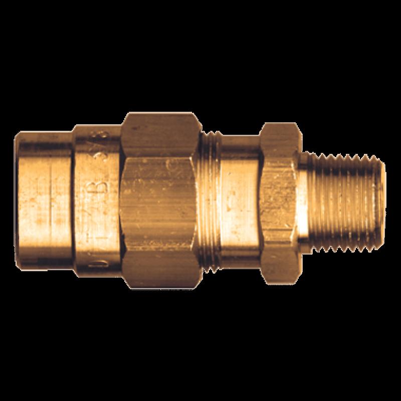 1492-8D, Fairview Fittings, Fittings, Nuts, Bolts, COUPLER, 1/2H-1/2P - 1492-8D