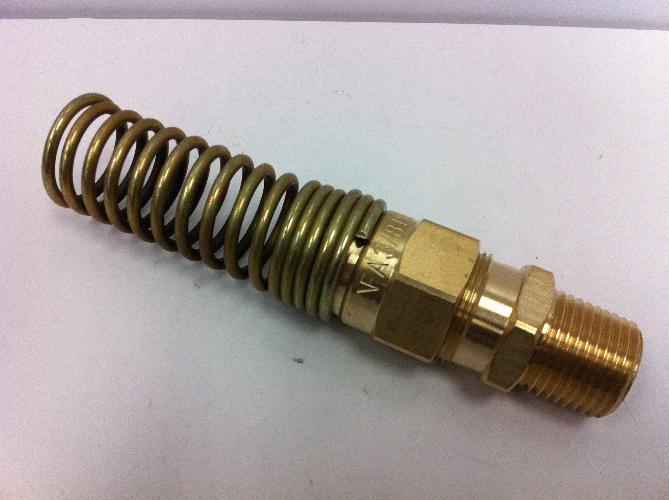 1493-6D, Fairview Fittings, Fittings, Nuts, Bolts, COUPLER W/SPRING 3/8H-1/2P - 1493-6D
