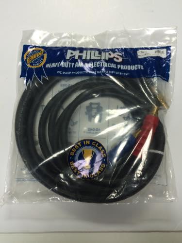 11-8112, Phillips Industries, Electrical Parts, HOSE RUBBER 12'SET RED/BLUE - 11-8112