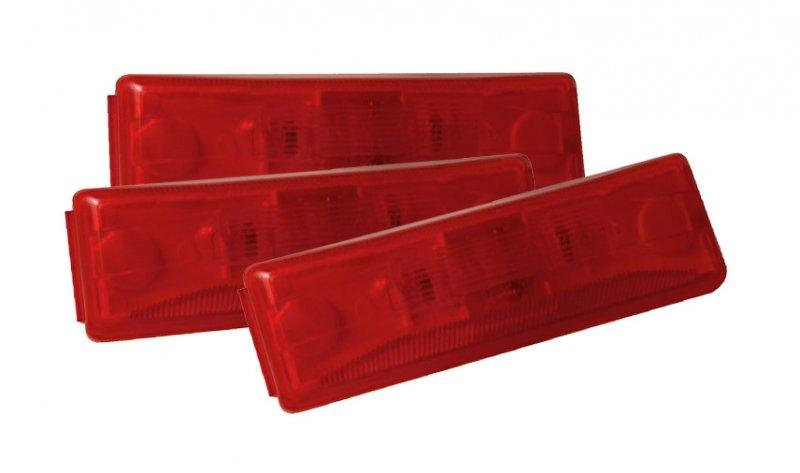 46742-3, Grote Industries Co., Lighting, LAMP, RECTANGULAR RED - 46742-3