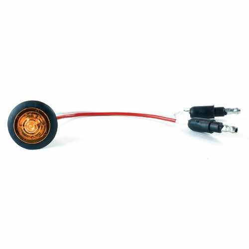 49333, Grote Industries Co., Lighting, LP LED ROUND MARKER YELLOW - 49333