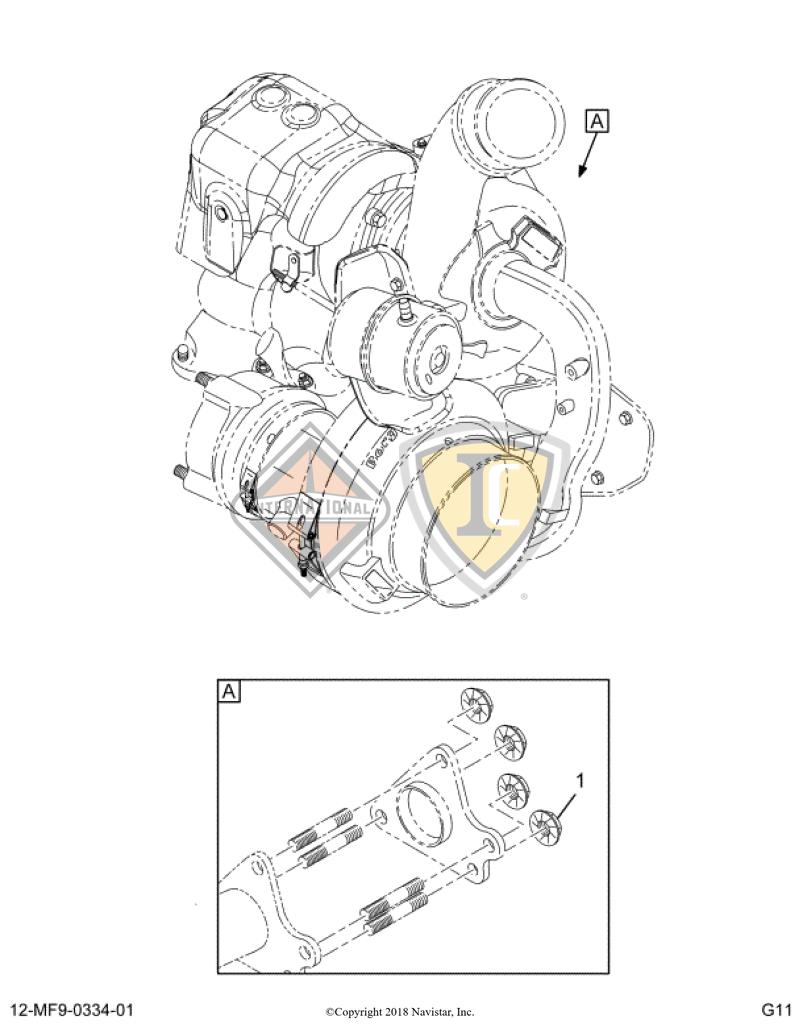 1841574C2, Navistar International, Uncategorized, NUT - 1841574C2