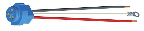 67002, Grote Industries Co., Electrical Parts, PIGTAIL, MALE PIN LAMPS - 67002