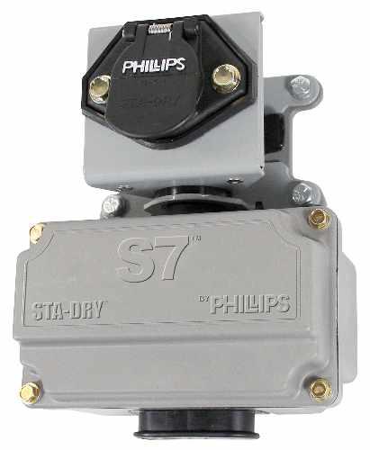 16-9500, Phillips Industries, Electrical Parts, SWIVEL SOCKET W/O NOSEBOX - 16-9500