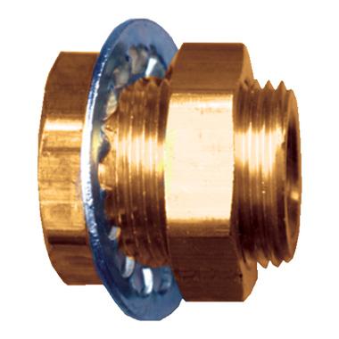 1495B-C, Fairview Fittings, Fittings, Nuts, Bolts, TERMINAL BOLT BRASS, 3/8-3/8 - 1495B-C