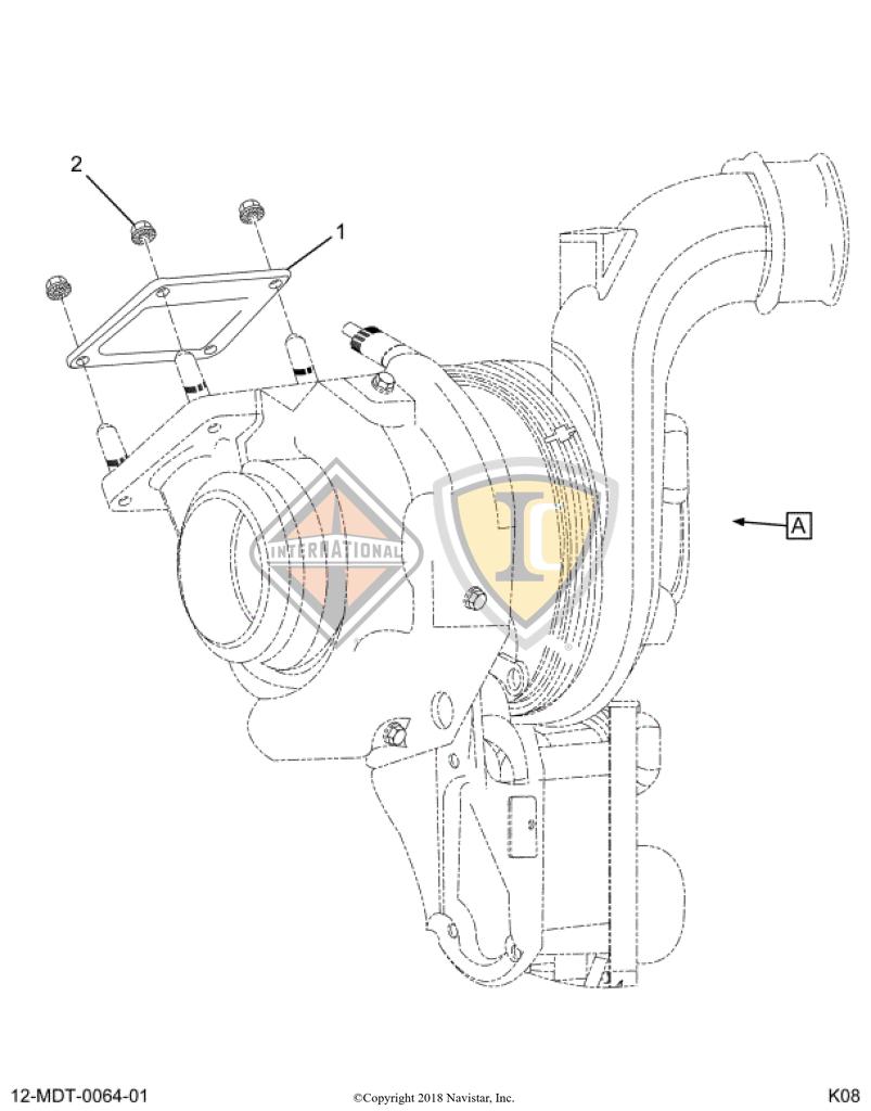 1842623C96, Navistar International, Uncategorized, TURBO MTH KIT - 1842623C96